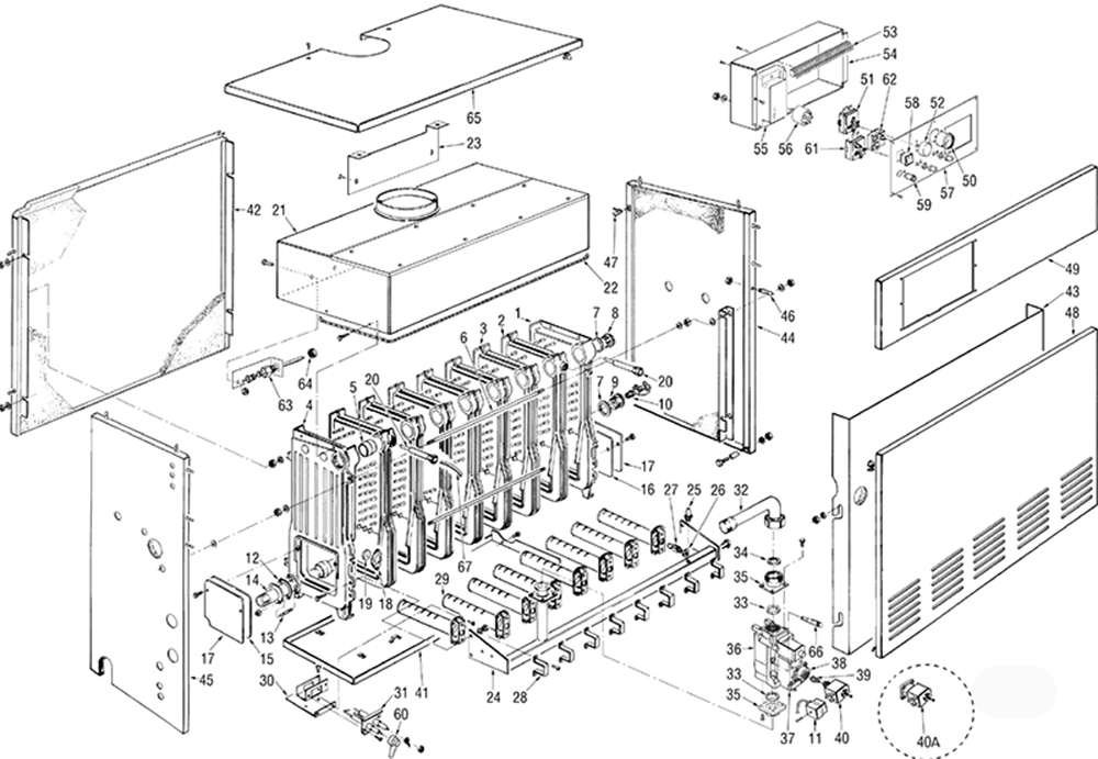 Взрывные чертежи vaillant